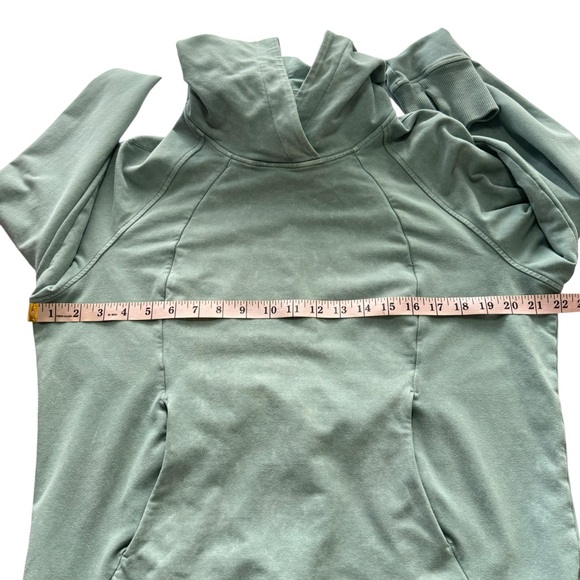 LULULEMON Scuba Pullover *Wash in Washed Tidewater Teal Hoodie Green 8 W3CODS - Picture 11 of 13